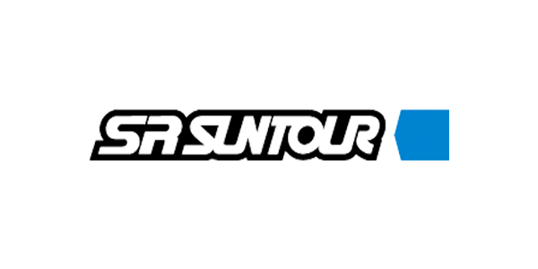 Das Suntour-Logo repräsentiert die Zusammenarbeit von Linbo Transportation Tech mit der renommierten Marke für erstklassige Fahrradkomponenten.